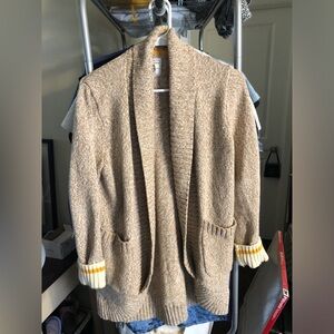 Roots Shawl Collar Sweater like new condition